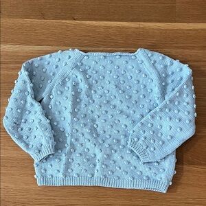 Misha & Puff baby blue popcorn sweater.